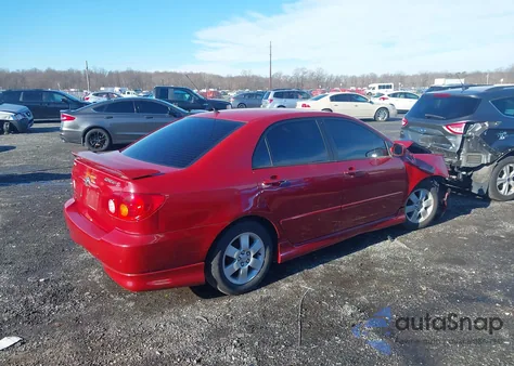 2004 Toyota Corolla S from USA, damaged, VIN 1NXBR32E44Z236668